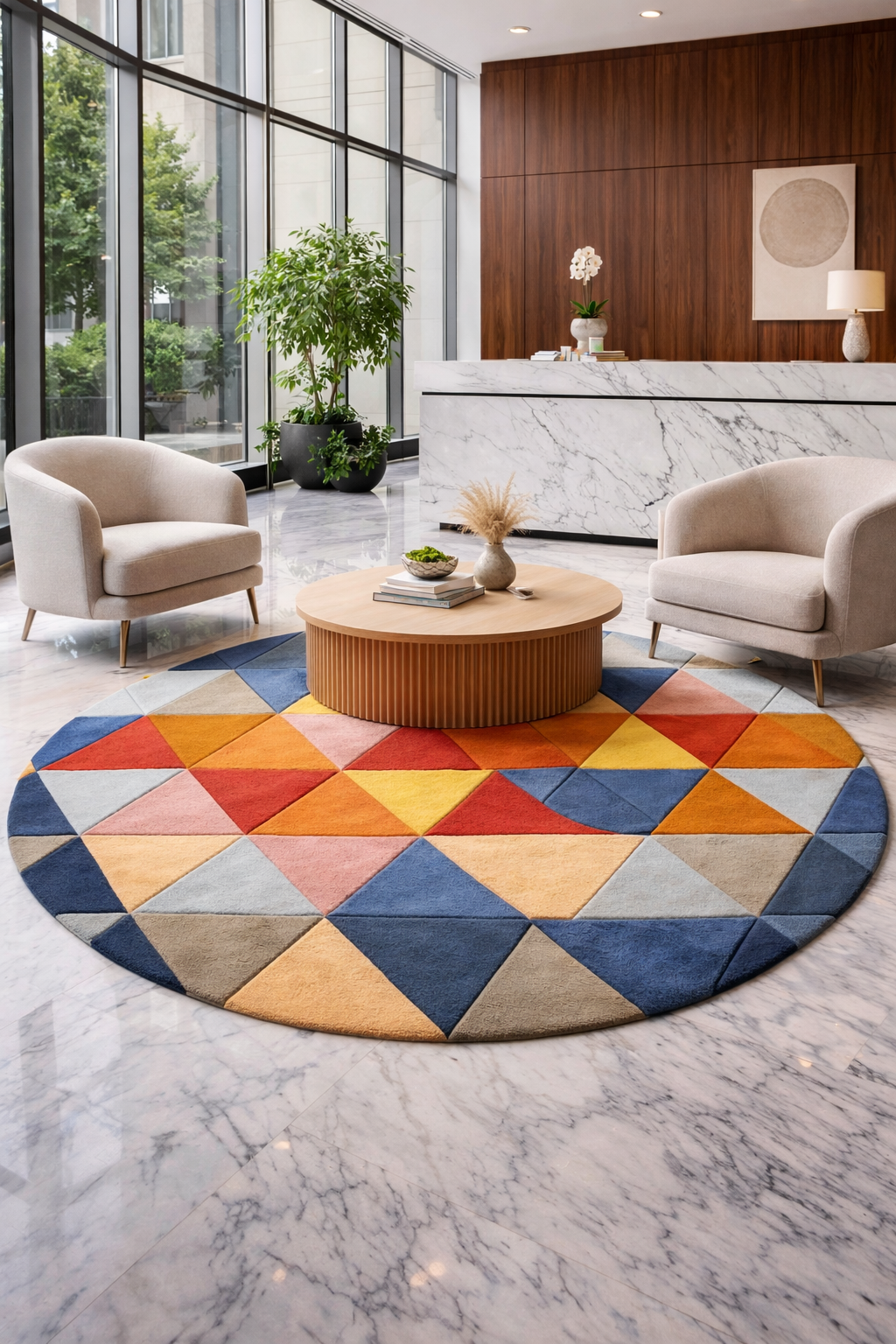 Multi Color Modern Area Rug for all Floors