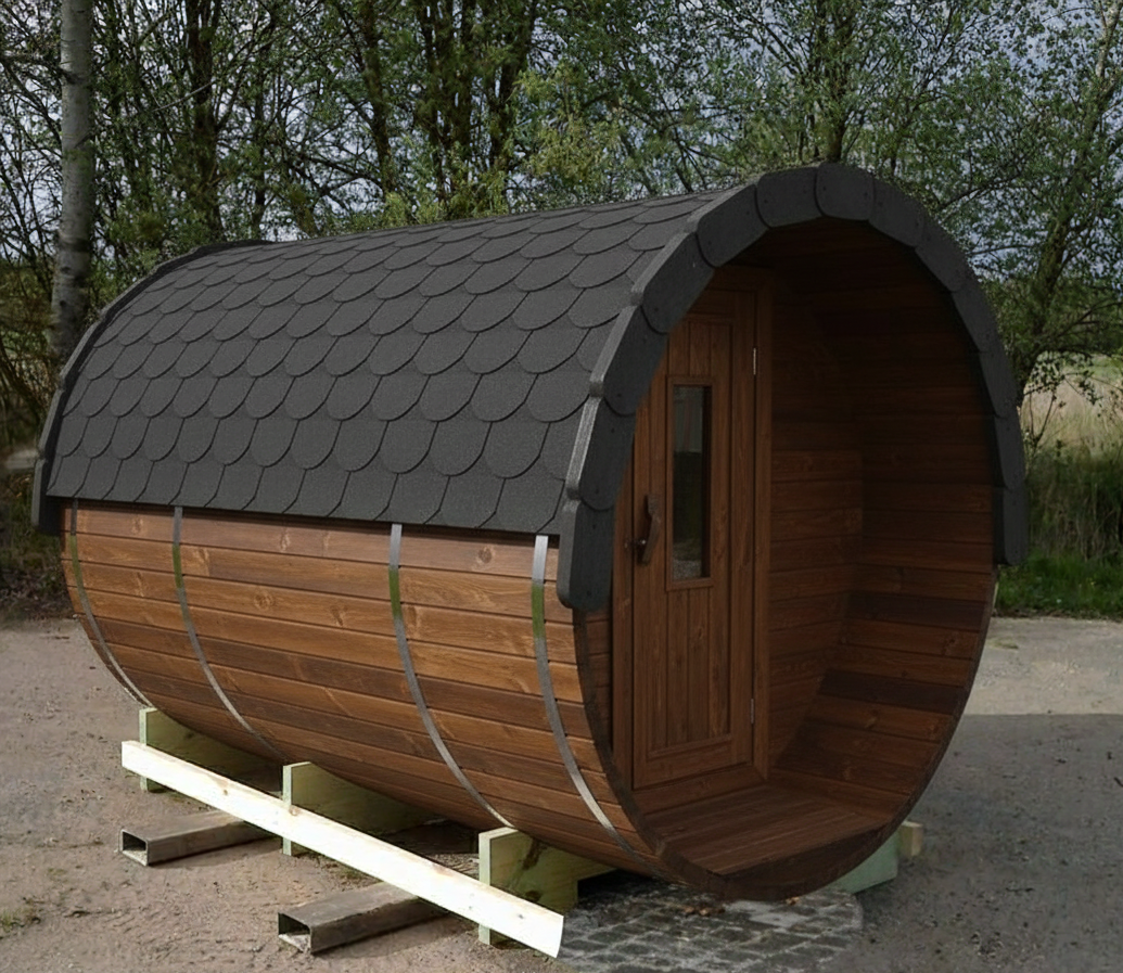 Barrel Sauna 2.27x2.4m