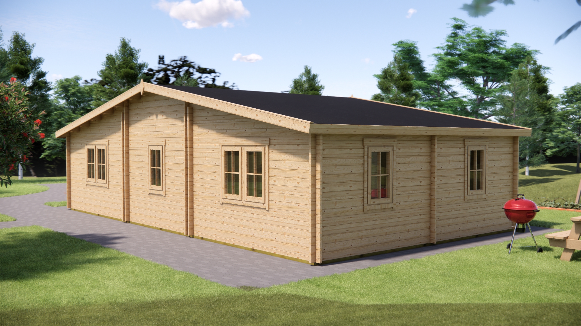 Houten tuinchalet