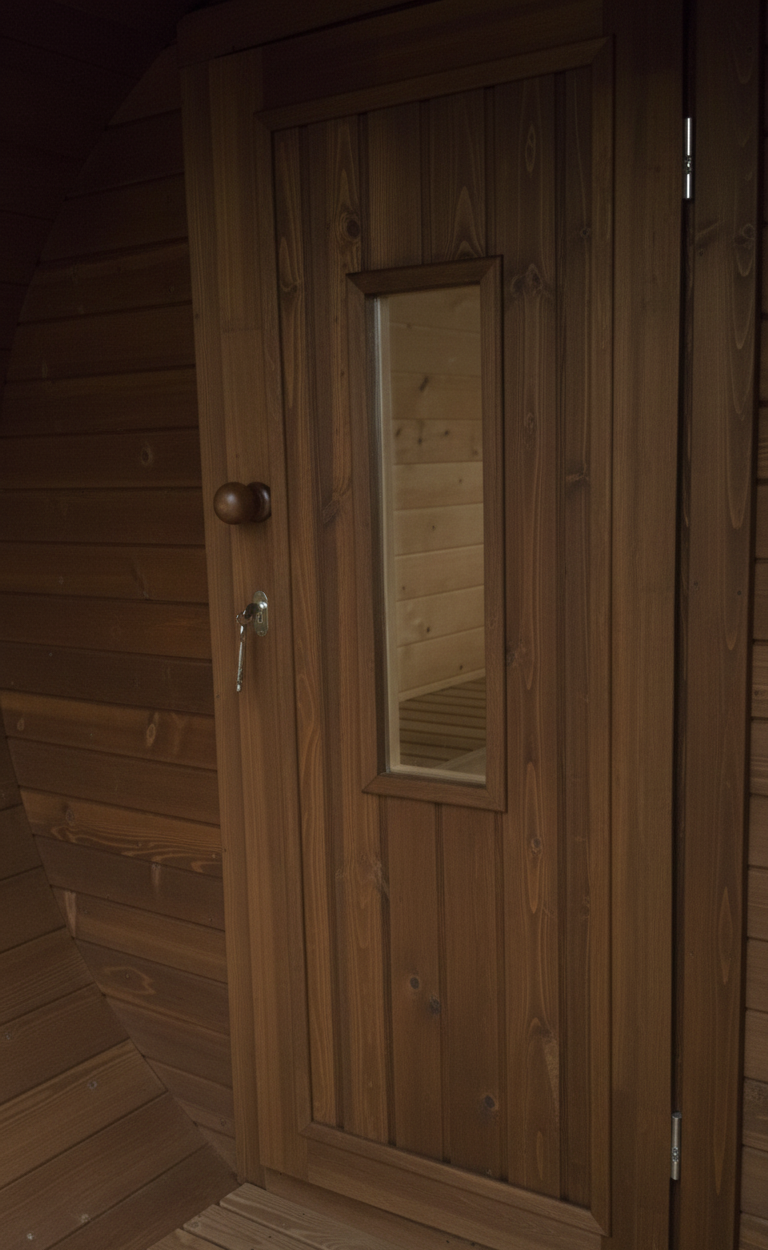 Barrel Sauna 2.27x2.4m