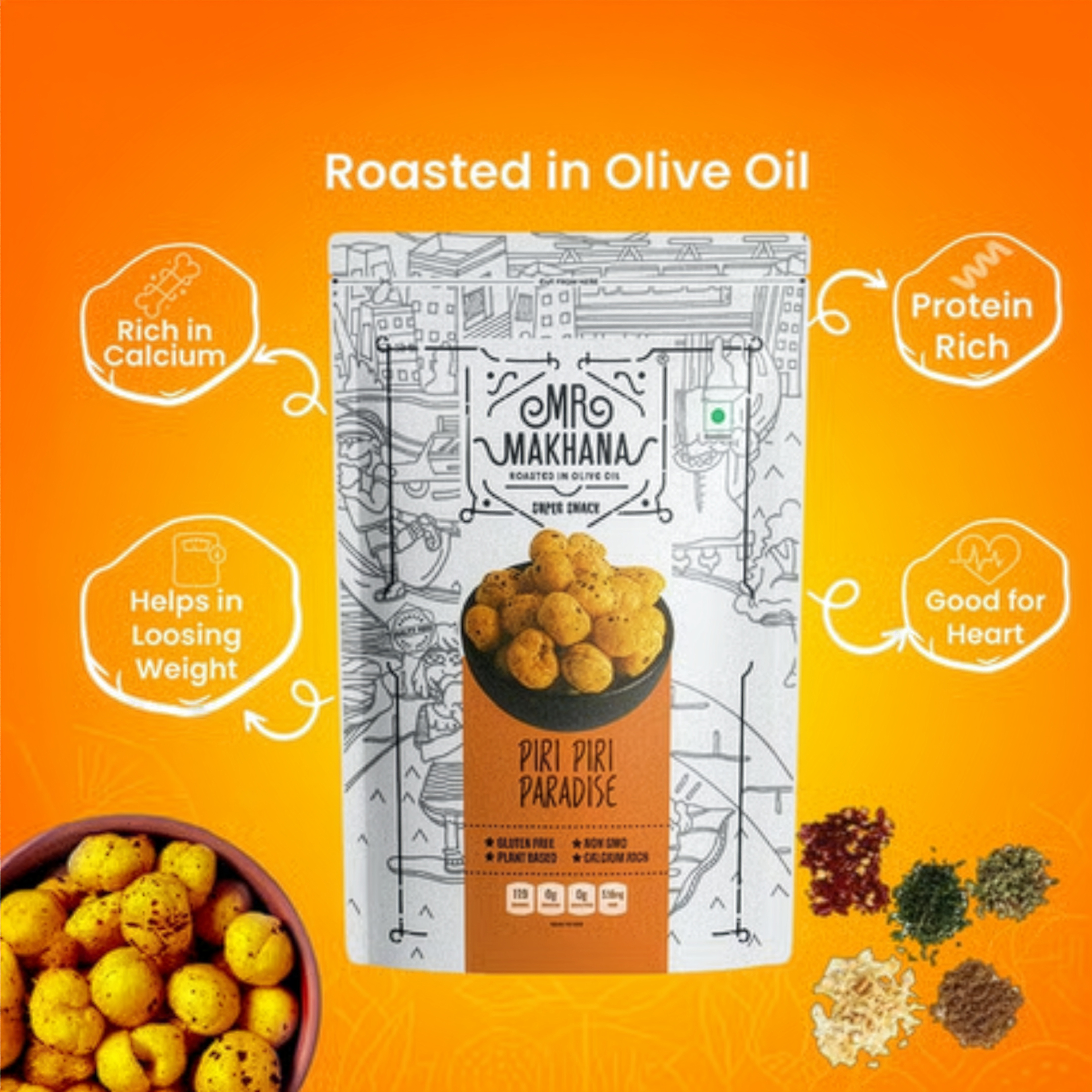 Mr. Makhana Piri Piri Paradise