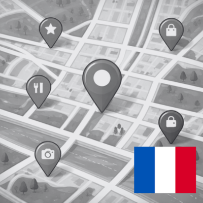 Carte google 100% rouennaise