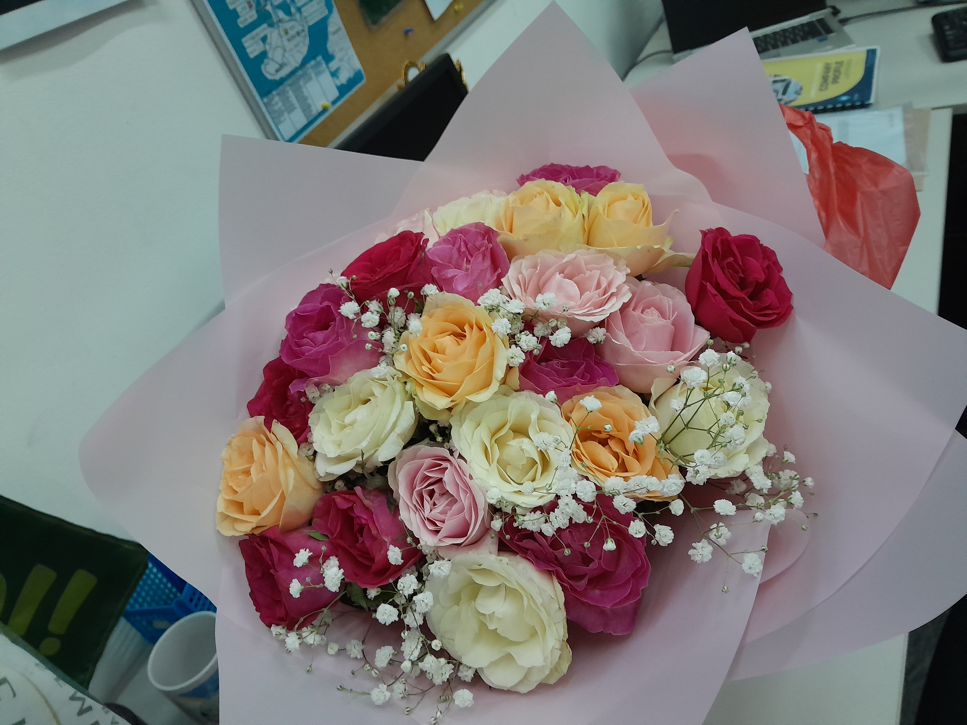 Colorful Rose Bouquet