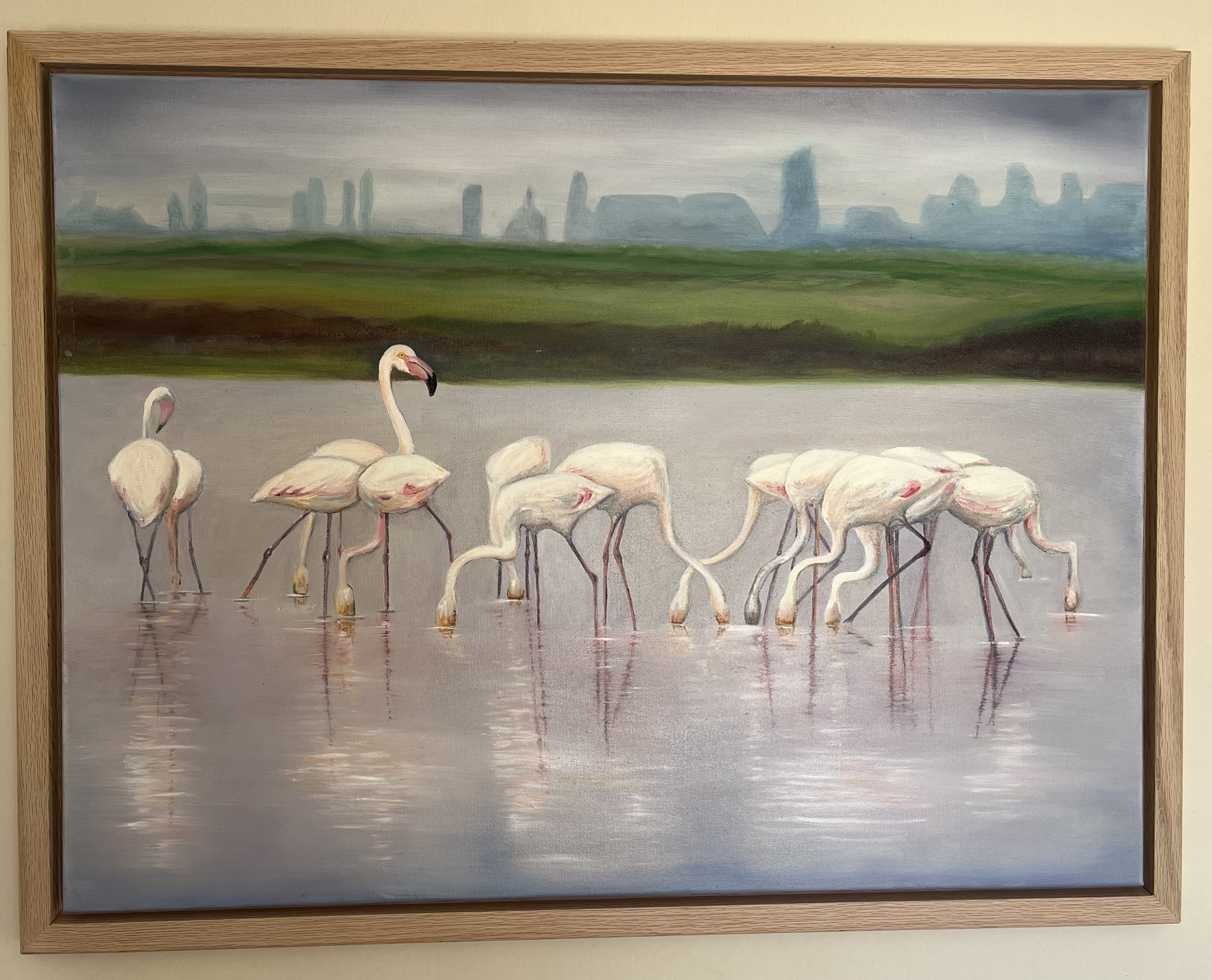 'Velvet Calm' -Oil on 60x80cm framed canvas