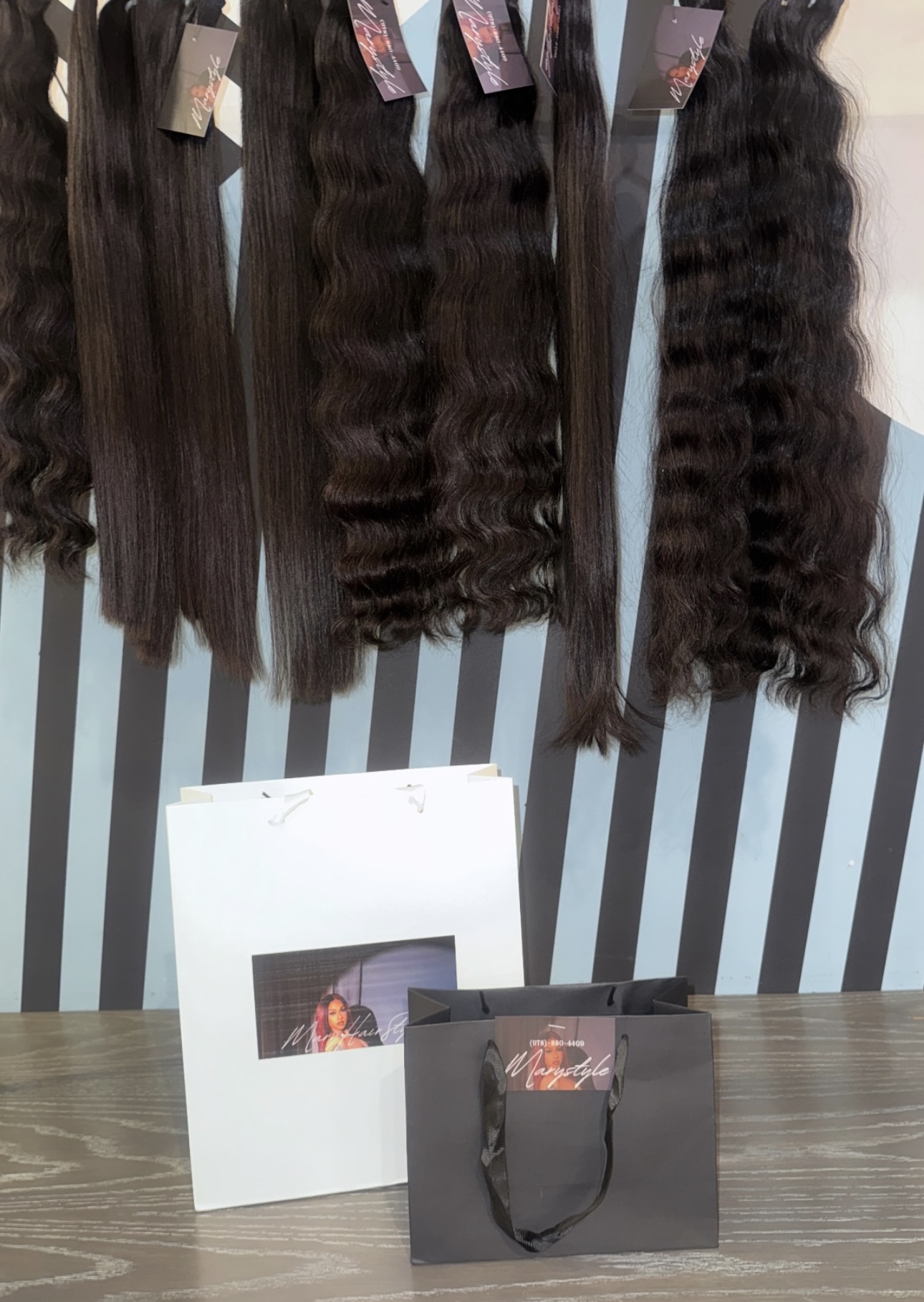 straight  hair extensions