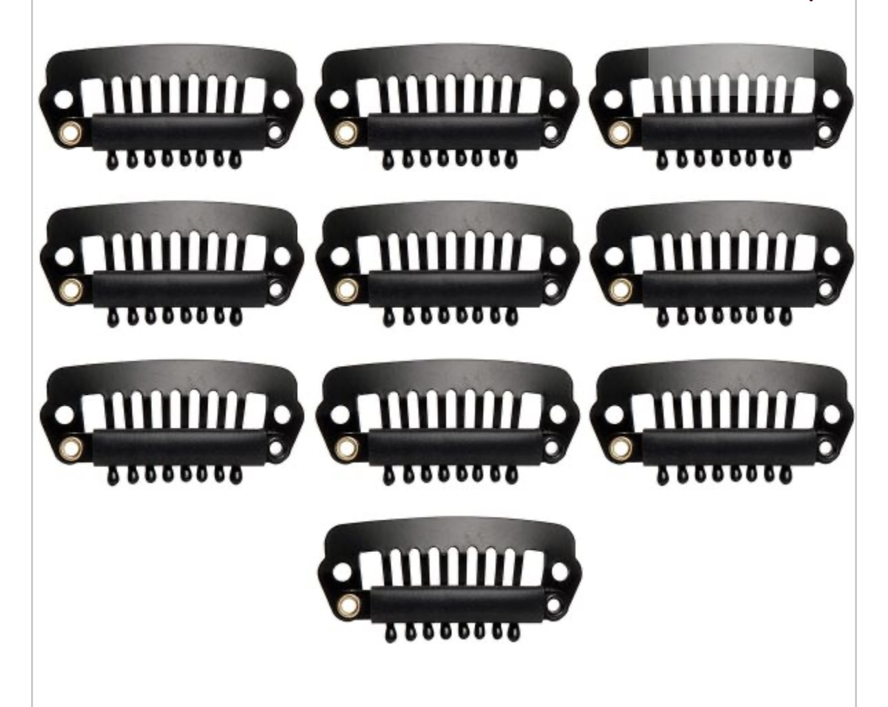 Peinetas de clip para extensiones