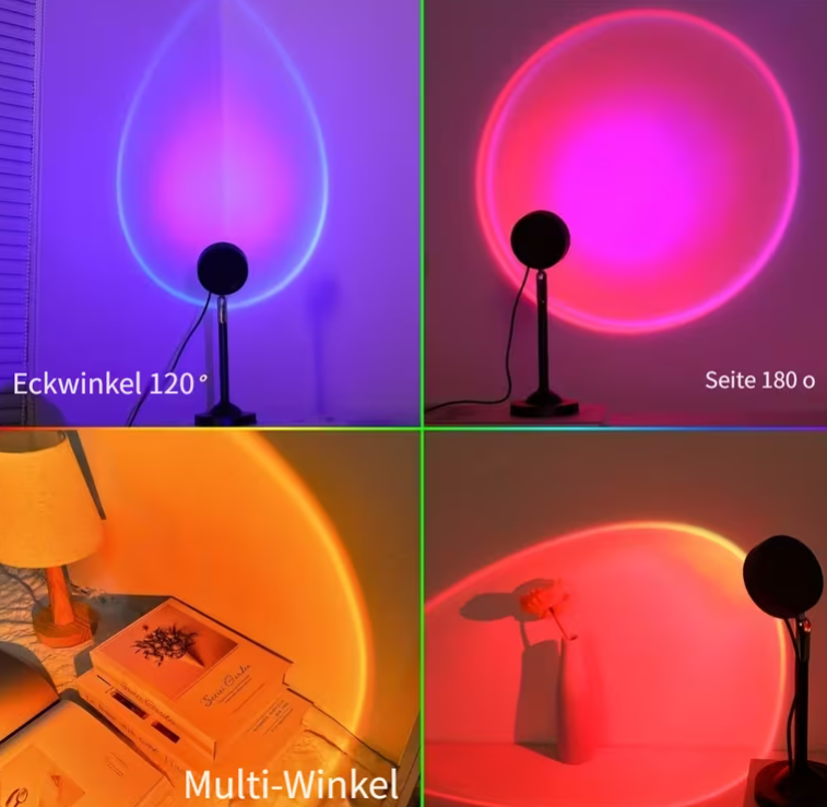 Sonnenuntergang Projektorlampe