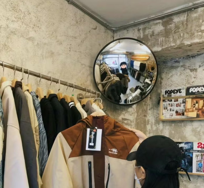 Strasse Spiegel Deko