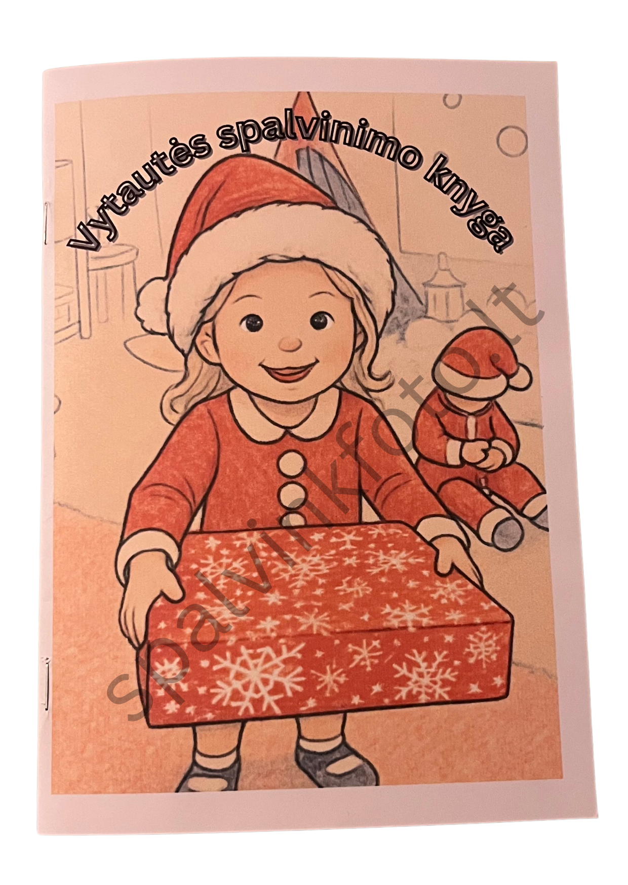 Personalizuota spalvinimo knygelė. Susegta