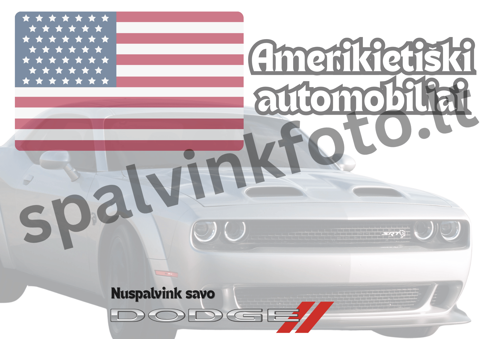 Spalvinimo knygelė. „Amerikietiški automobiliai“