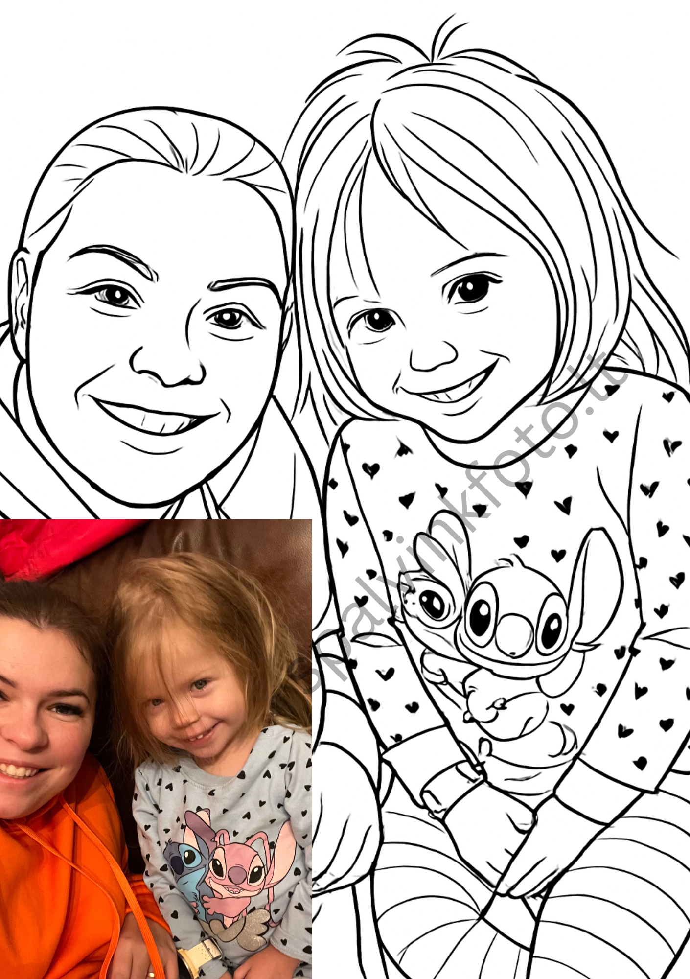 Personalizuota spalvinimo knygelė. Susegta