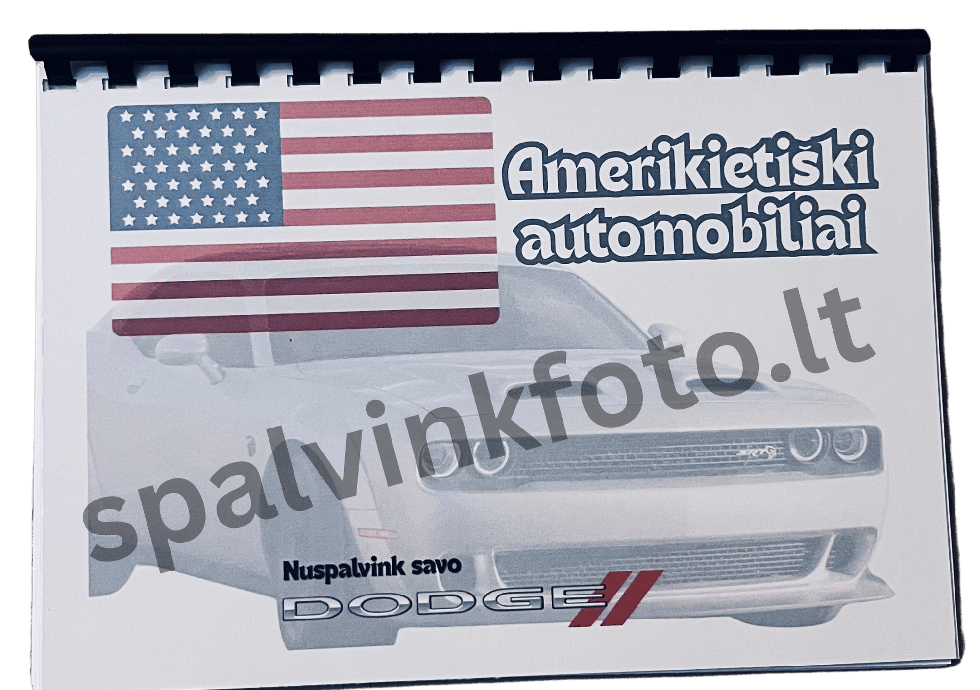 Spalvinimo knygelė. „Amerikietiški automobiliai“