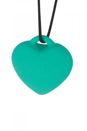 Stimulateur pendentif PleasureStone vert - FairyGasm