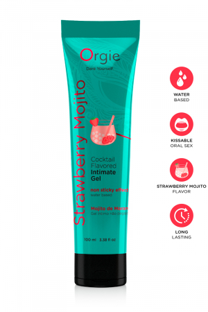 Gel intime Lube Tube Cocktail Fraise Mojito 100ml
