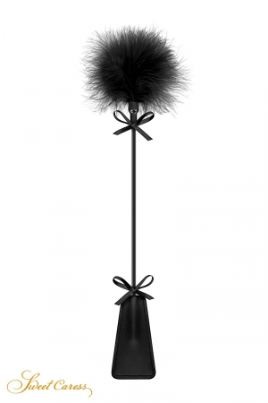 Tapette avec pompon noir - Sweet Caress