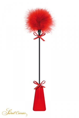 Tapette à pompon rouge - Sweet Caress