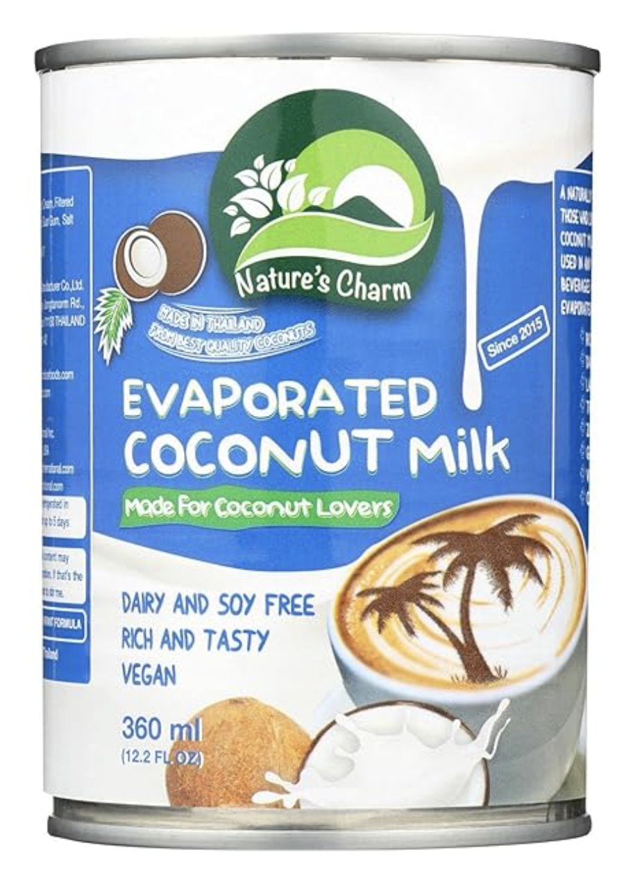 Leche evaporada de coco