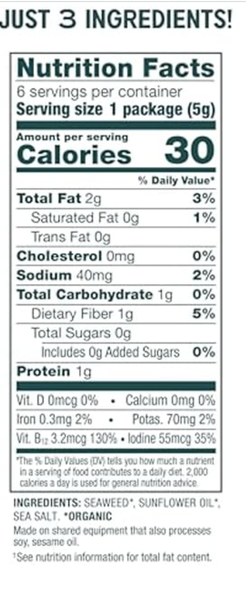 GimMe Snacks de Alga Marina