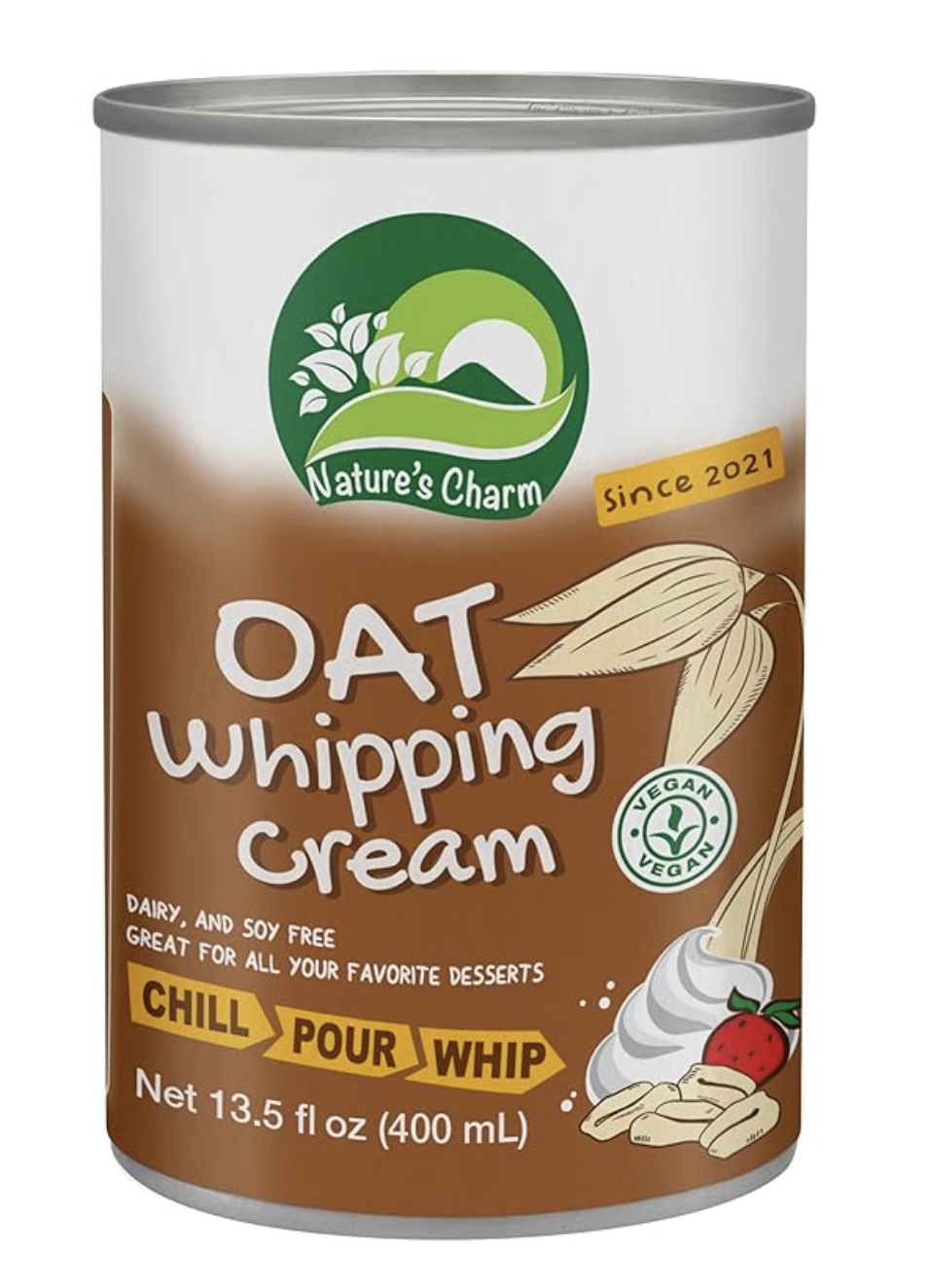 Crema para batir de avena