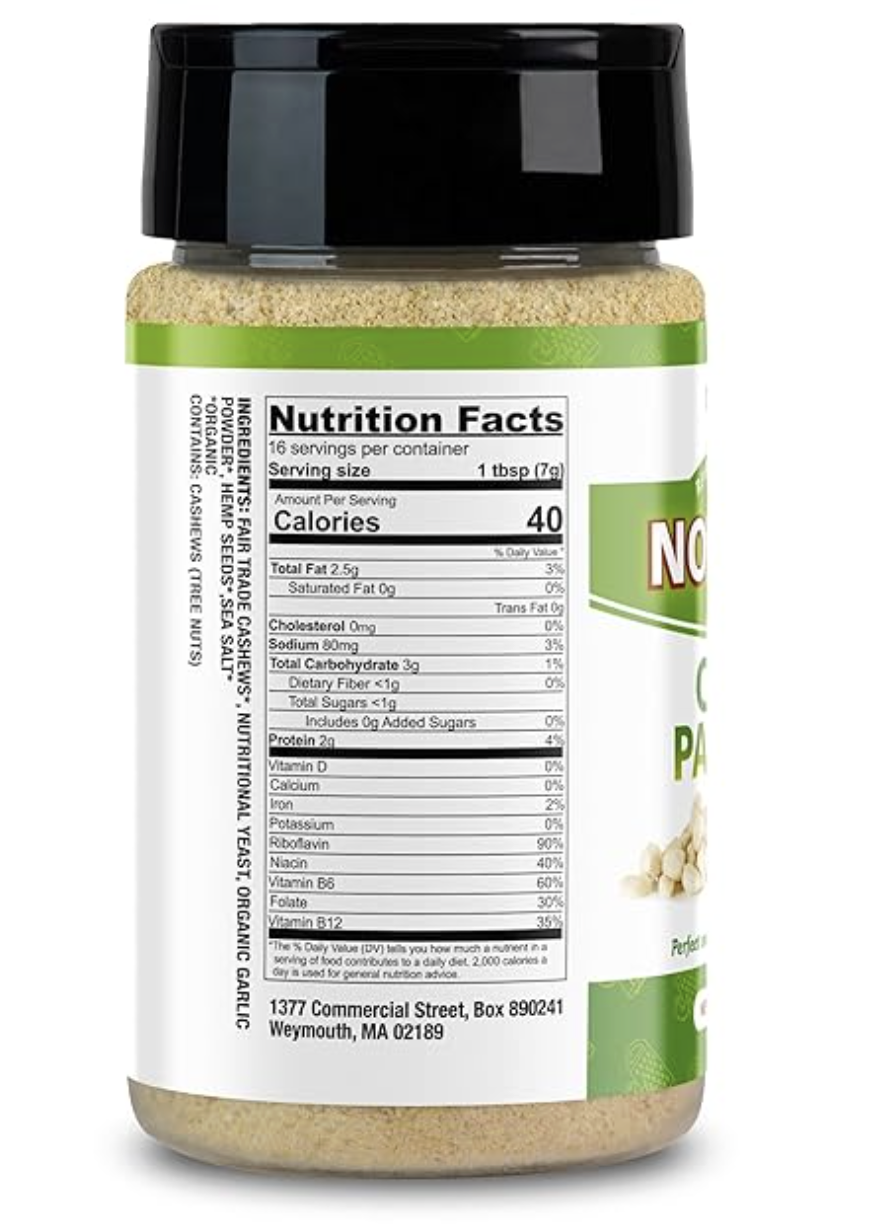 Queso parmesano de anacardo