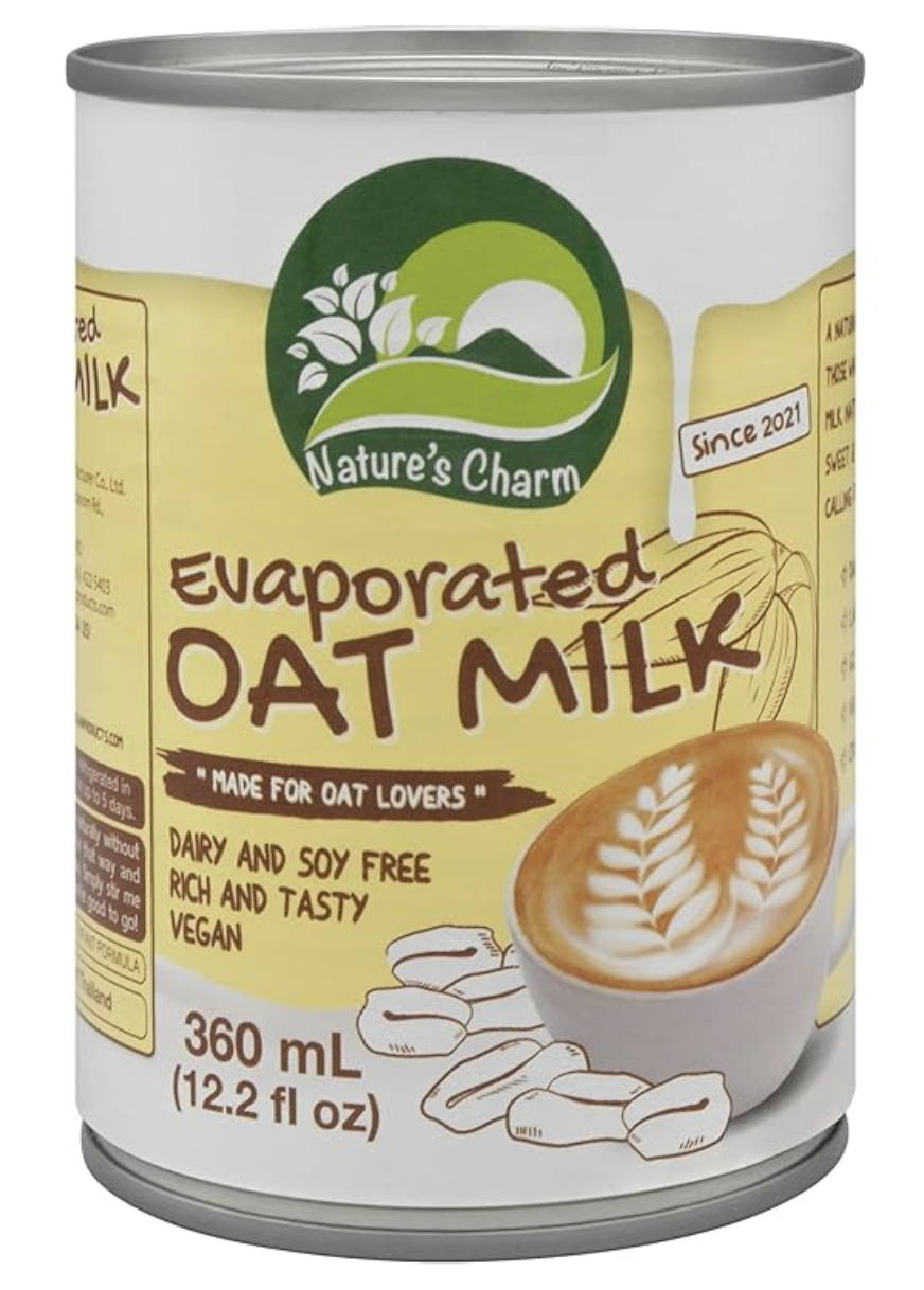 Leche evaporada de avena