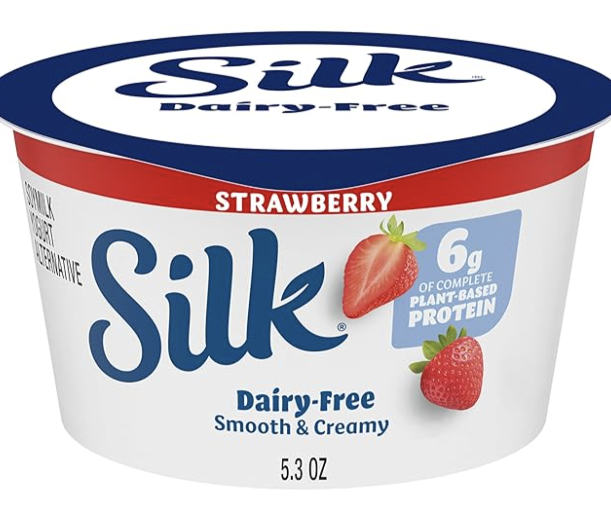 Yogur vegetal Silk sabor fresa