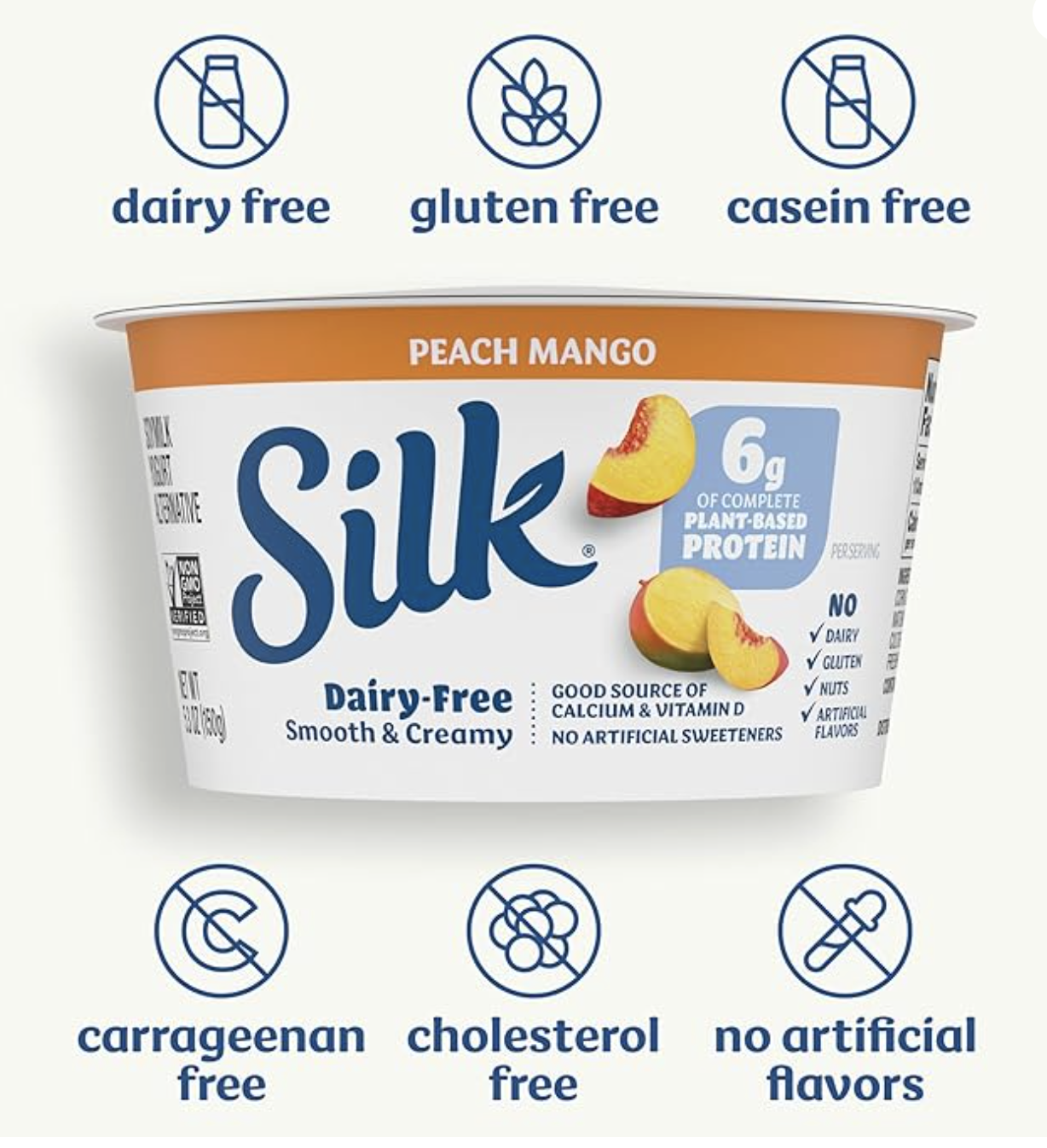 Silk Durazno y Mango sin lácteos