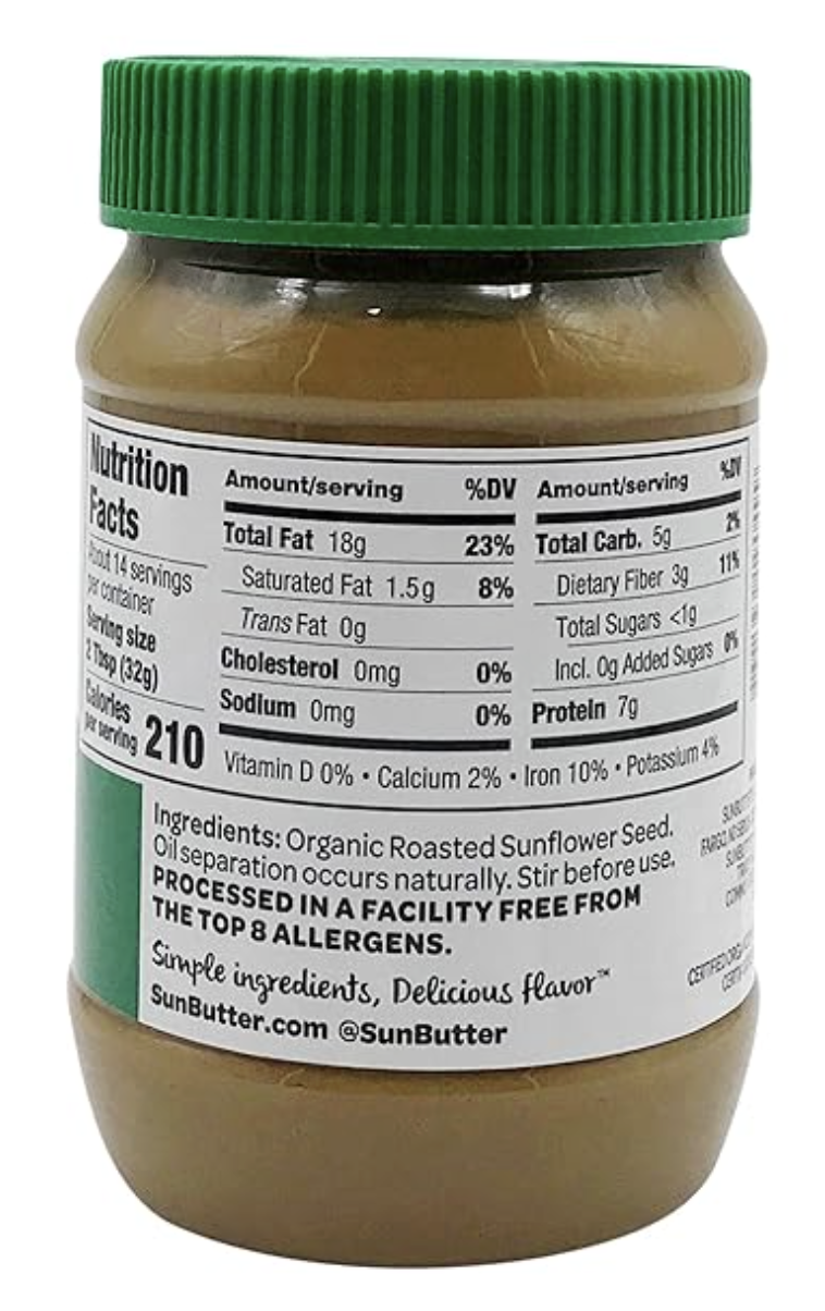 Mantequilla de semillas de girasol SunButter orgánica