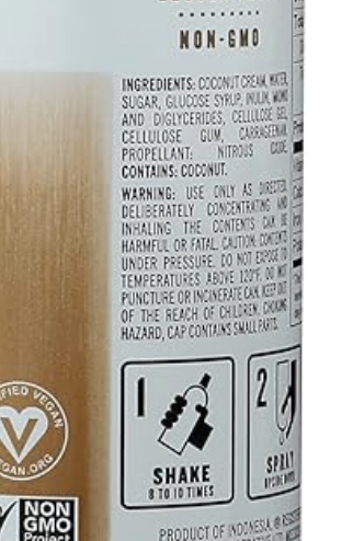 Crema batida de coco