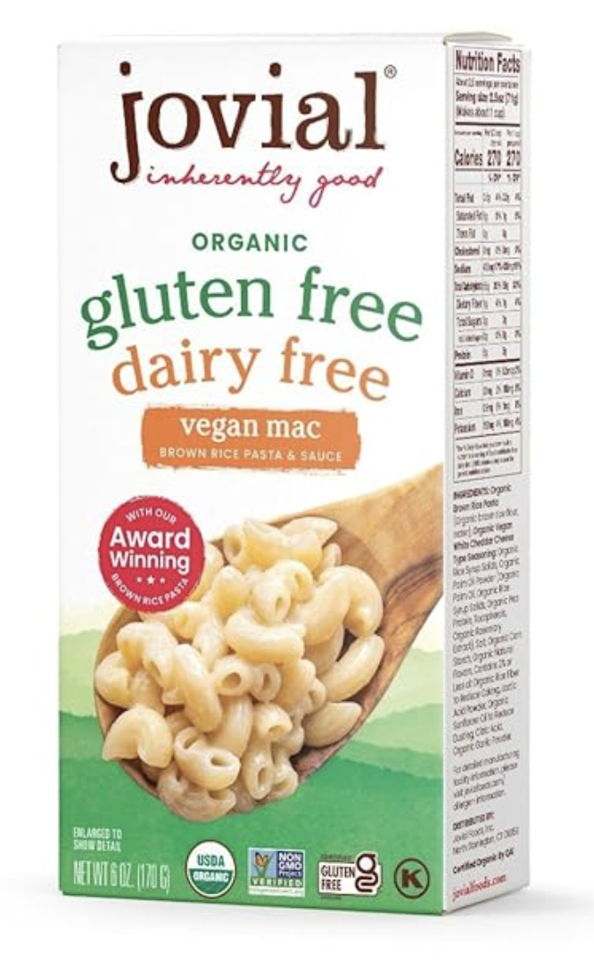 Jovial Macarrones Veganos Sin Gluten