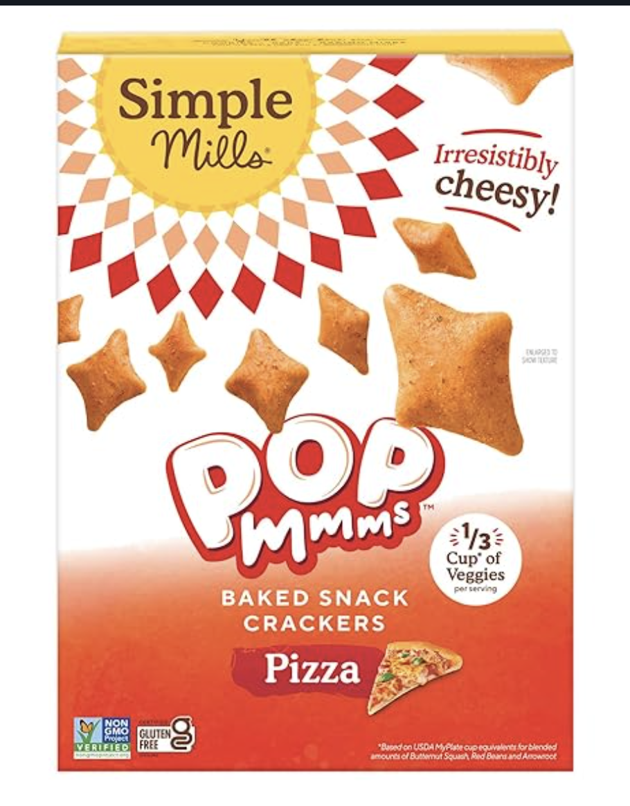 Simple Mills Pop Mmms Galletas Saladas Sabor Pizza