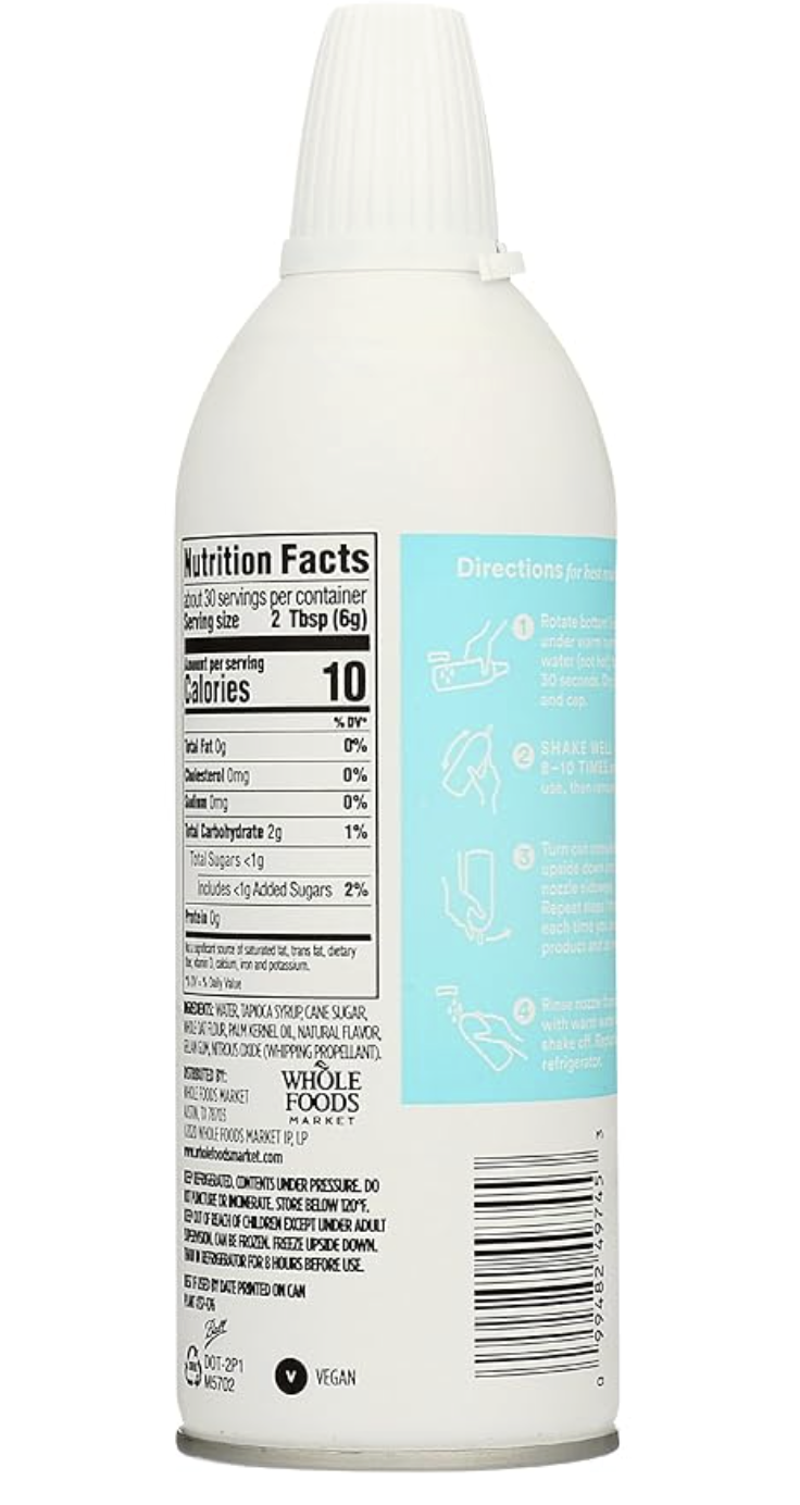 Chantilli a base de avena 365