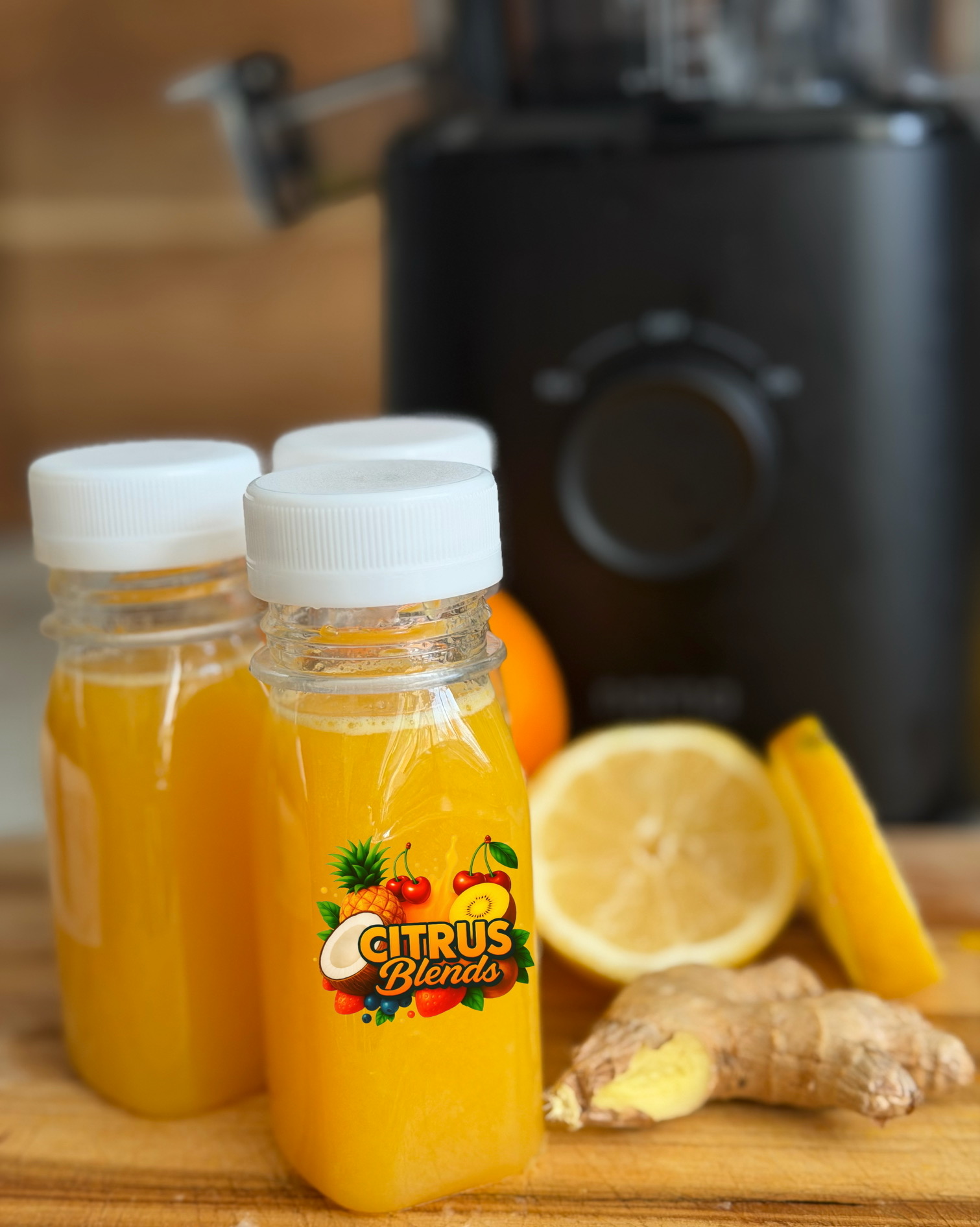 Citrus orange , lemon , ginger boost 