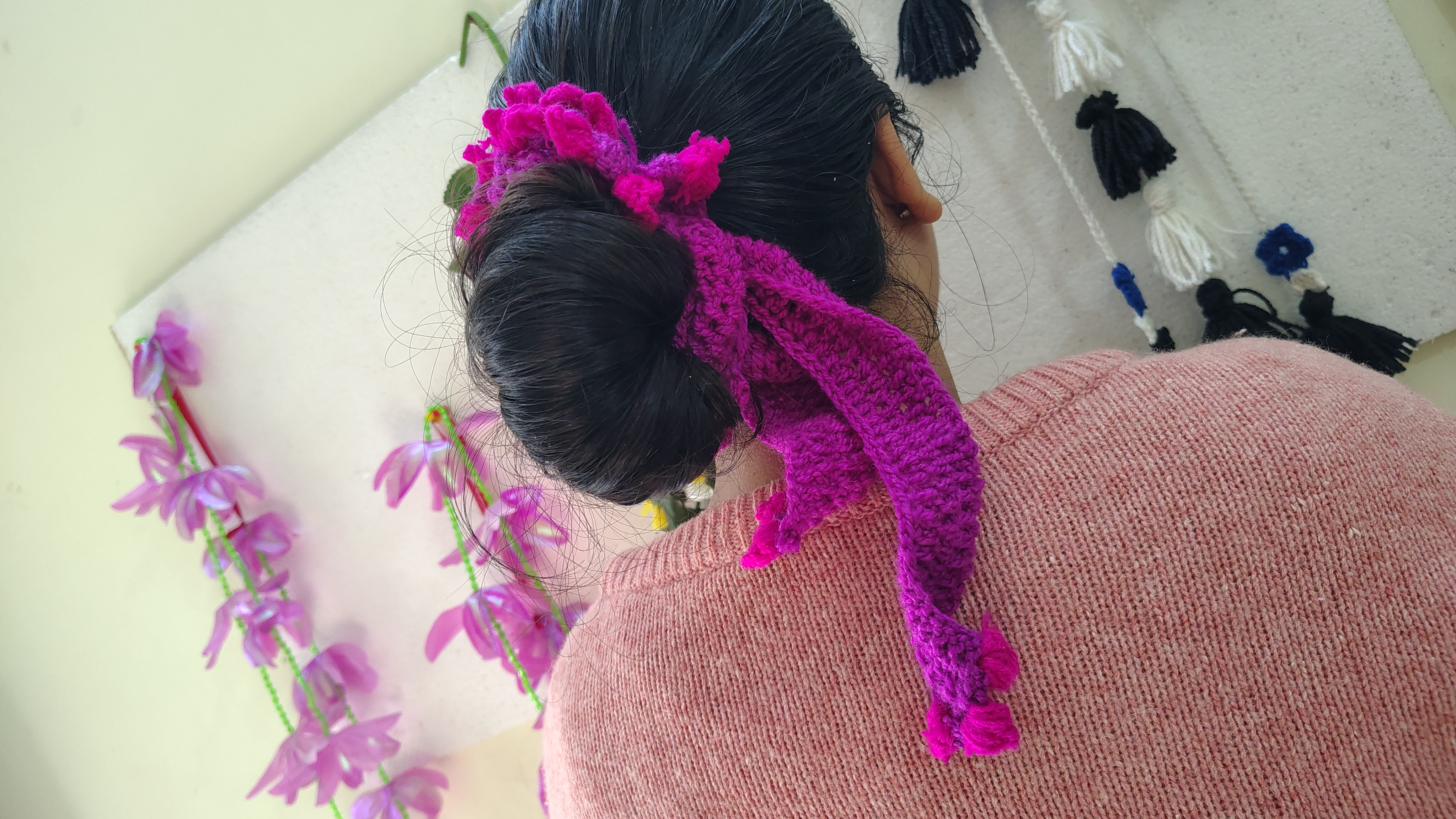 Handmade Crochet Hair Tie