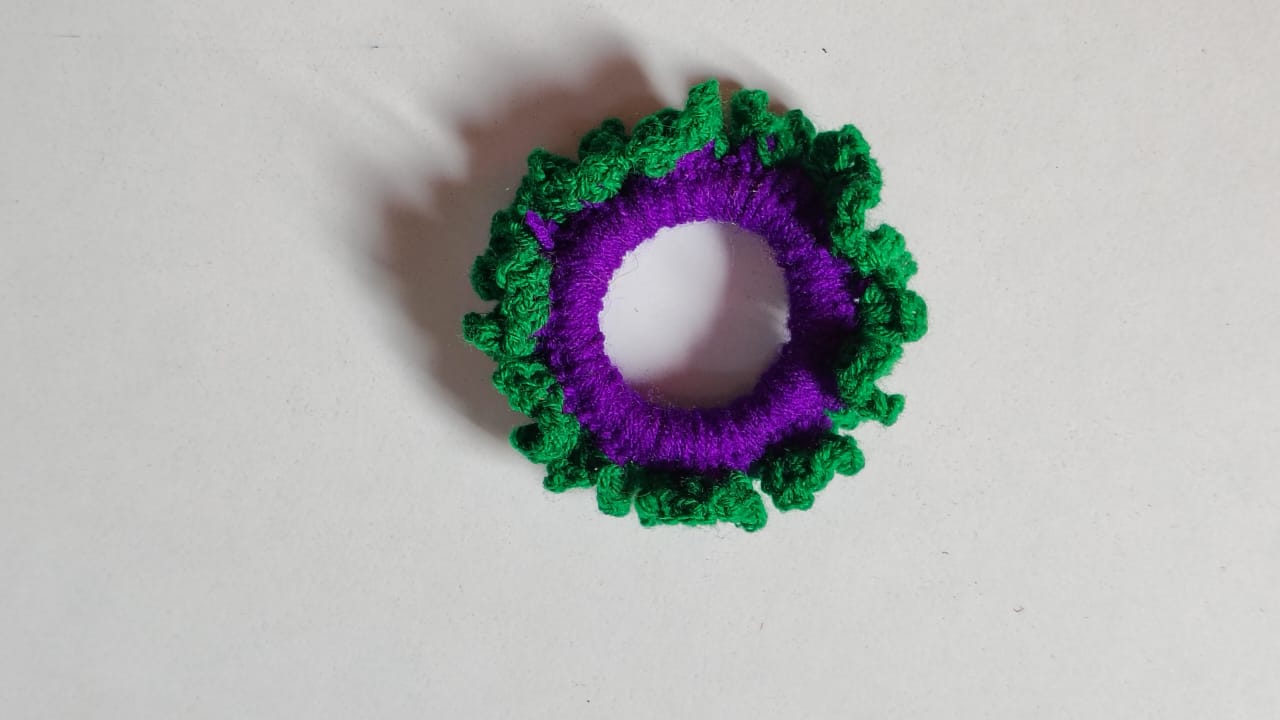 Handmade Crochet Hair Scrunchie