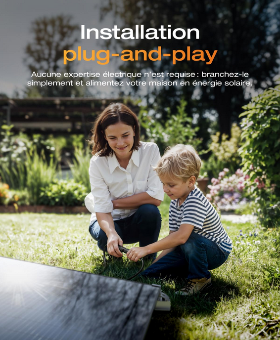 Kit de panneaux solaires 900W Ecoflow stream