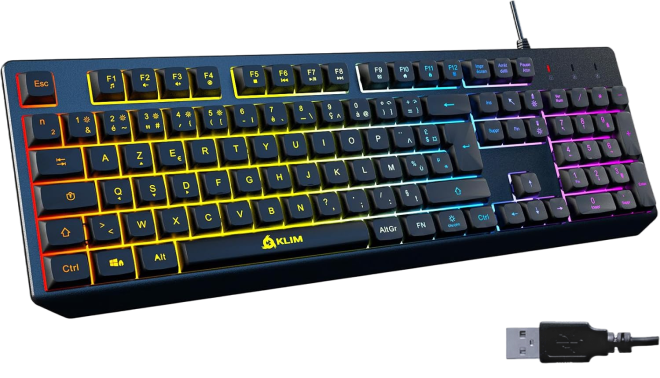 Clavier KLIM chroma rétroéclairé