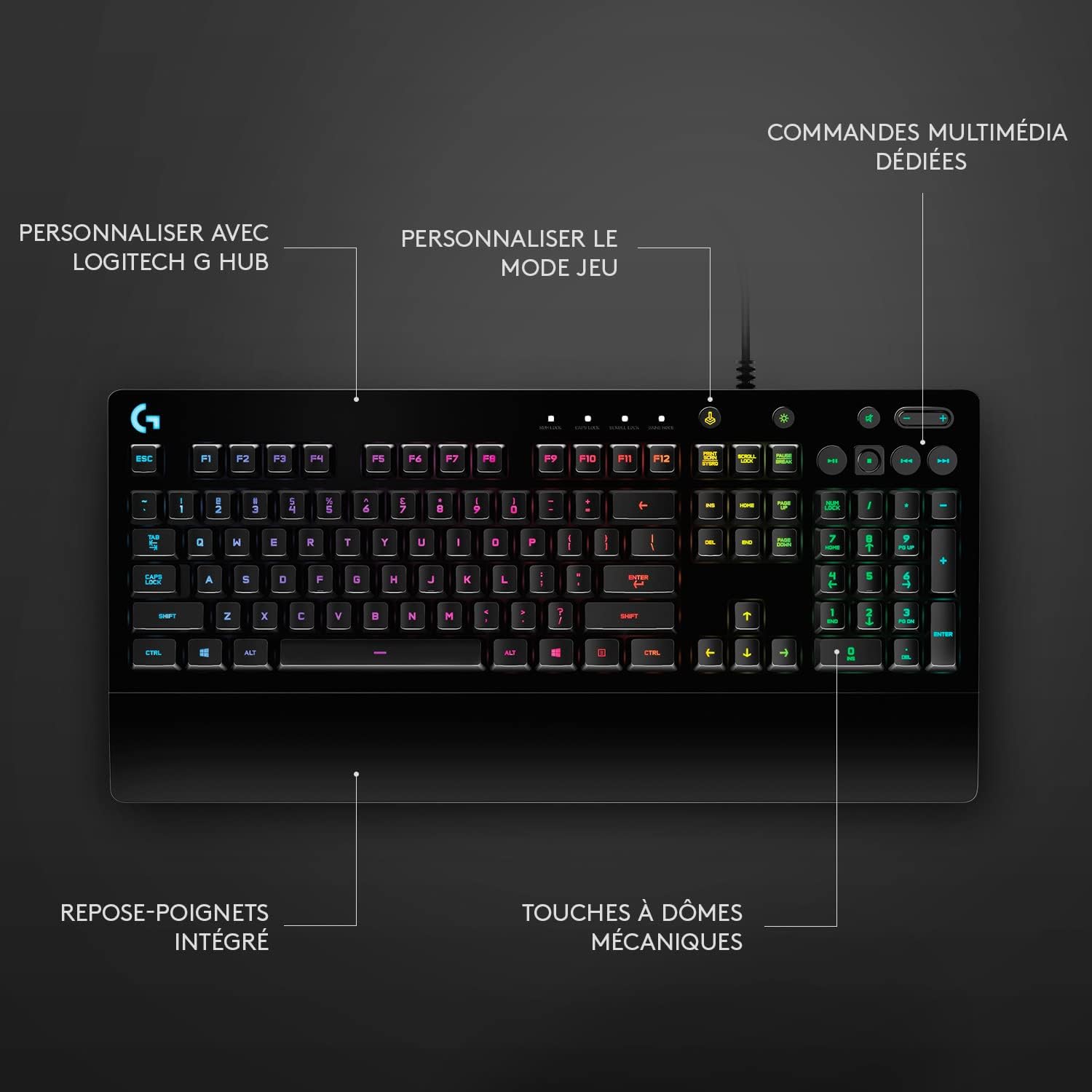 Clavier de jeu Logitech G213 Prodigy