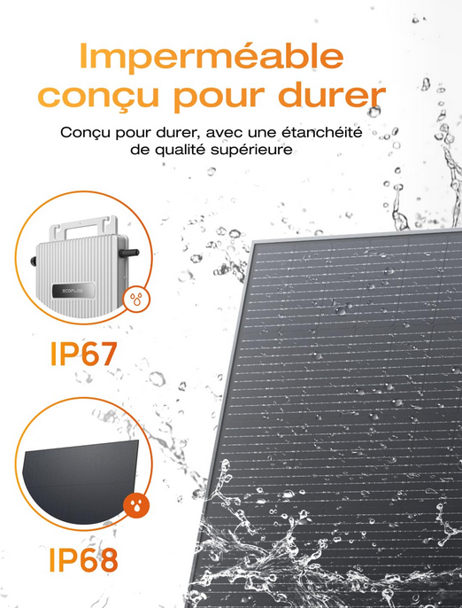 Kit de panneaux solaires 900W Ecoflow stream