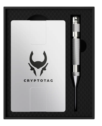 Plaque de sauvegarde Cryptotag Zeus de Ledger