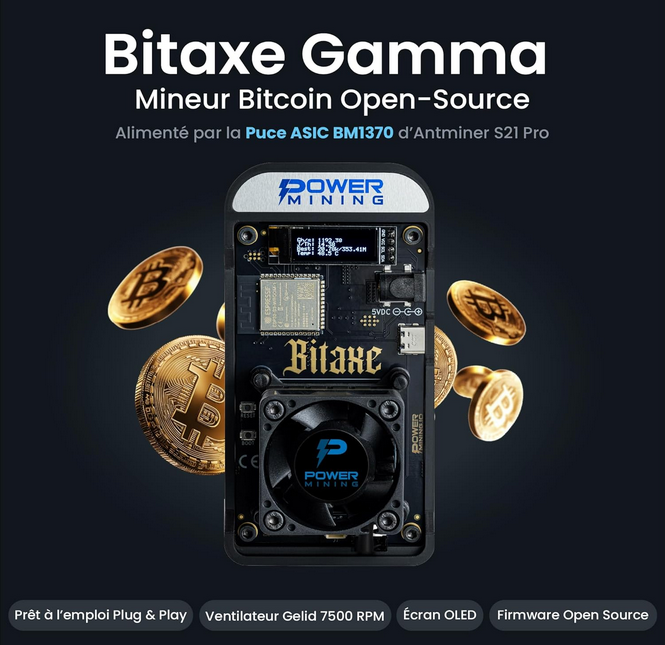 Bitaxe Gamma Modèle 602 1,1 TH/s