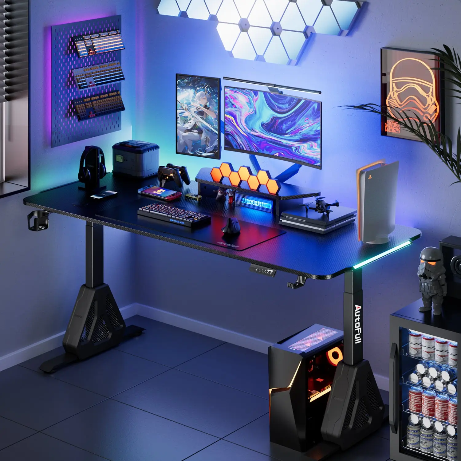 Bureau gaming ergonomique