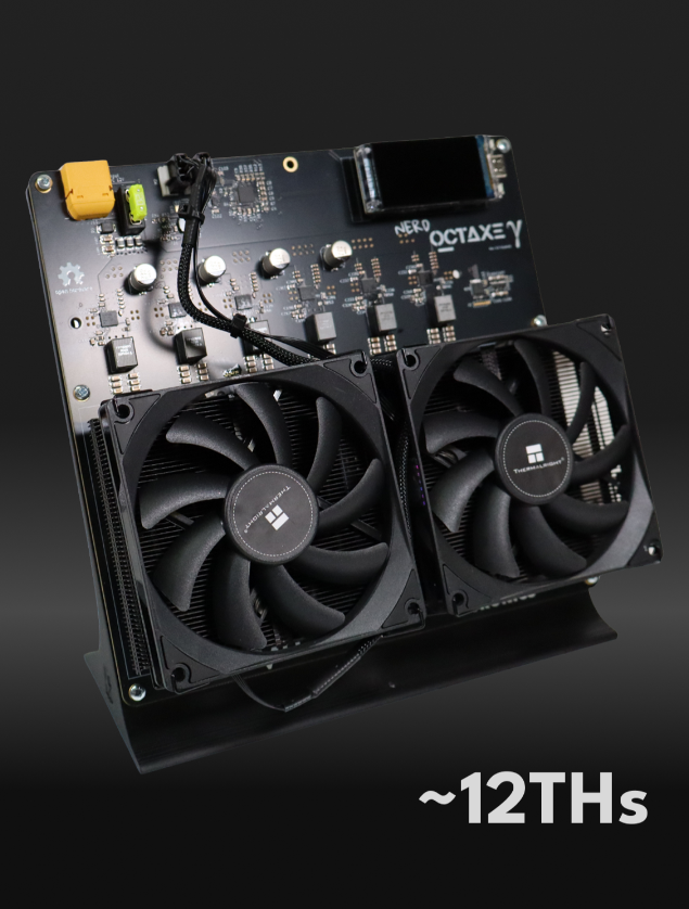 LE NERDOCTAXE 8 puces ASIC – Puissance open source pure