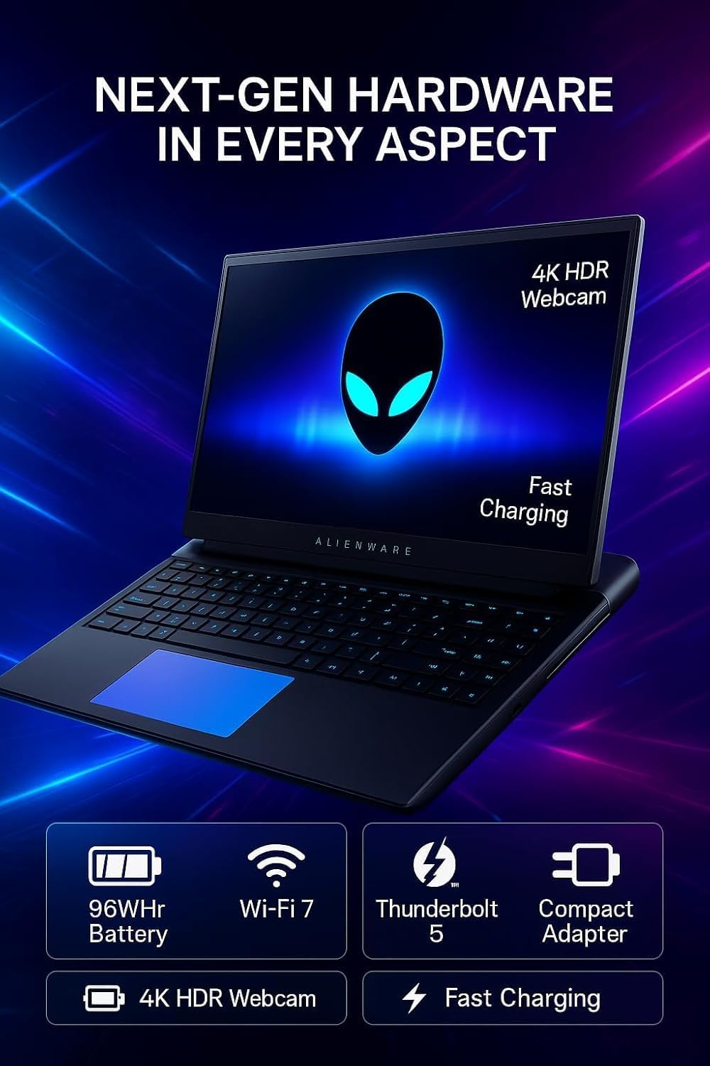 Ordinateur Portable Alienware 18" QHD+