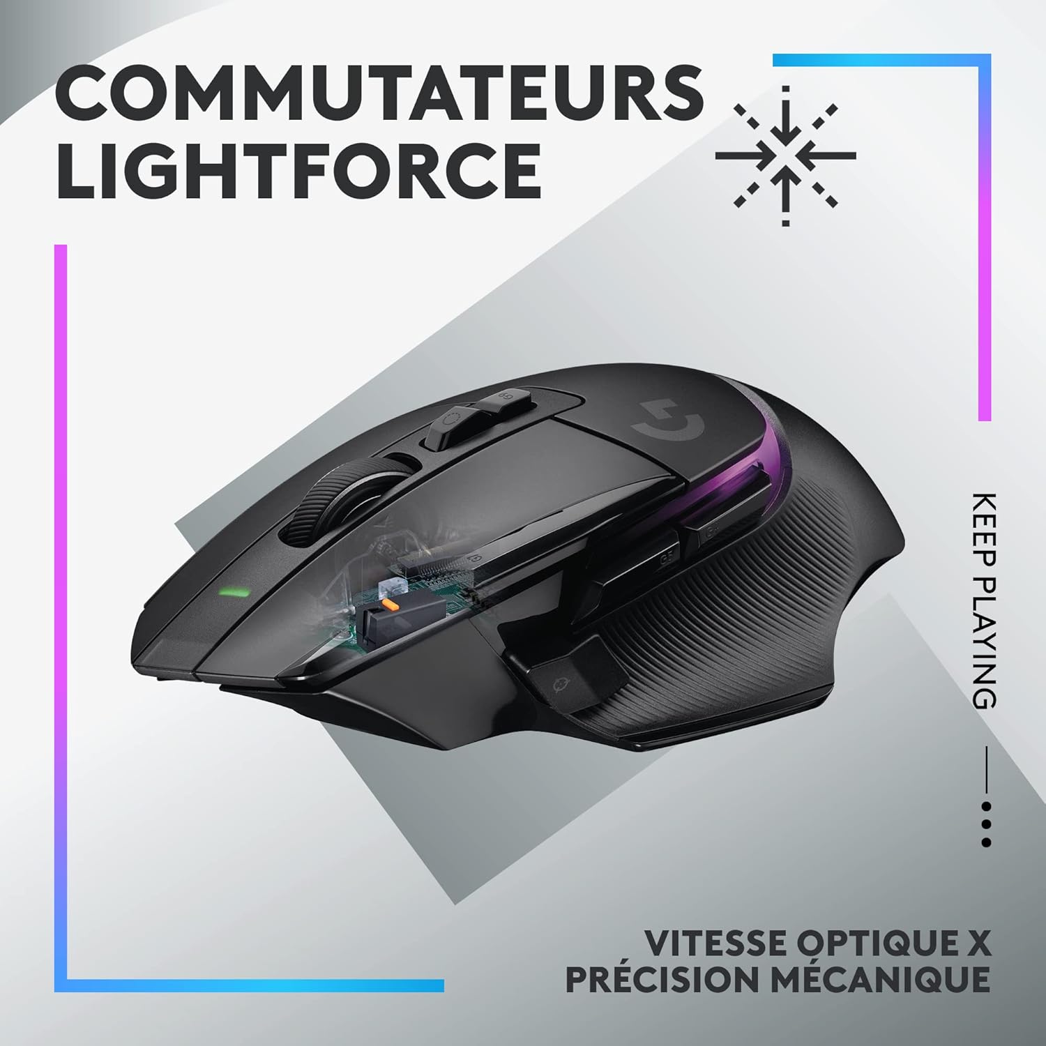 Souris de jeu Logitech G502 X PLUS LIGHTSPEED