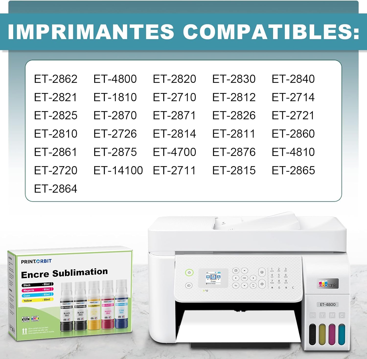 Encre de sublimation PrintOrbit