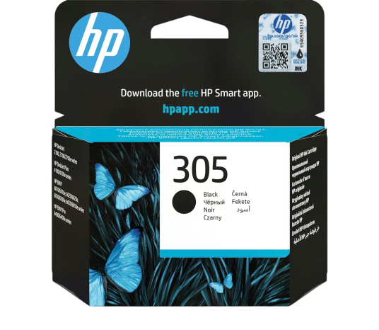 Cartouche d'encre HP 305 noire
