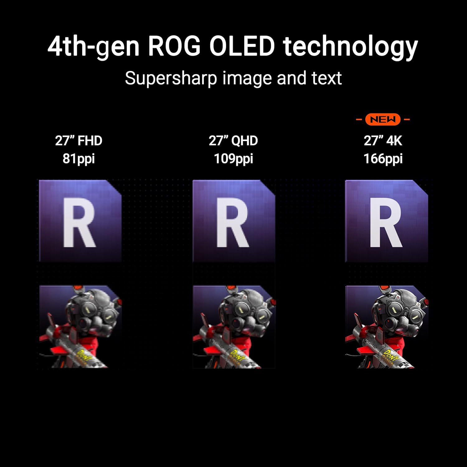 Écran gaming ASUS ROG 26,5” QD-OLED