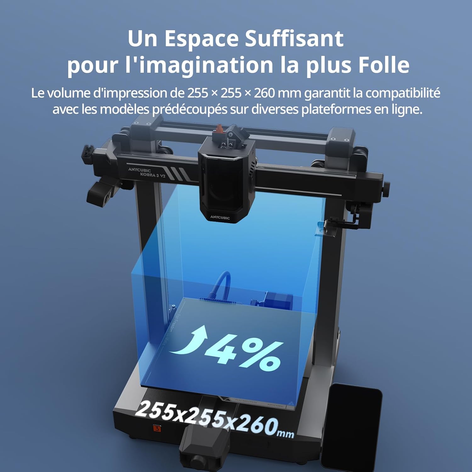 Imprimante 3D Anycubic Kobra3 V2