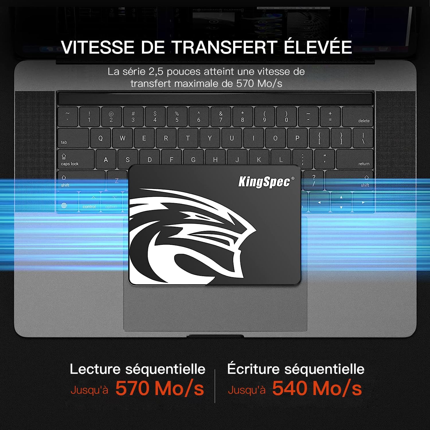 SSD KingSpec 512GB 2,5 " 3D NAND